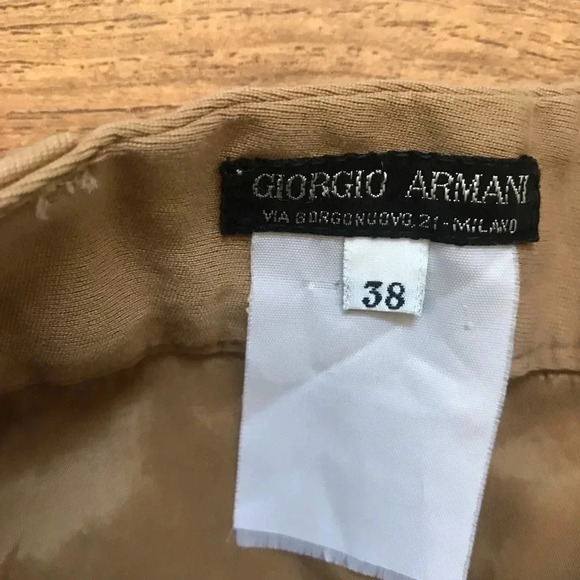Giorgio Armani Brown Pencil Skirt - Picture 2 of 3